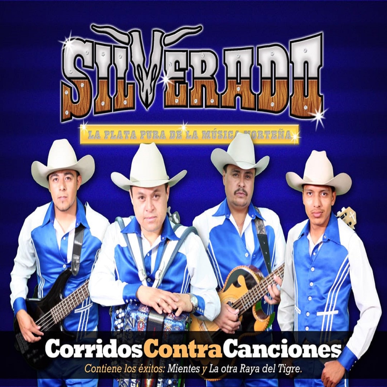 Portada de Corridos Contra Canciones de Grupo Silverado