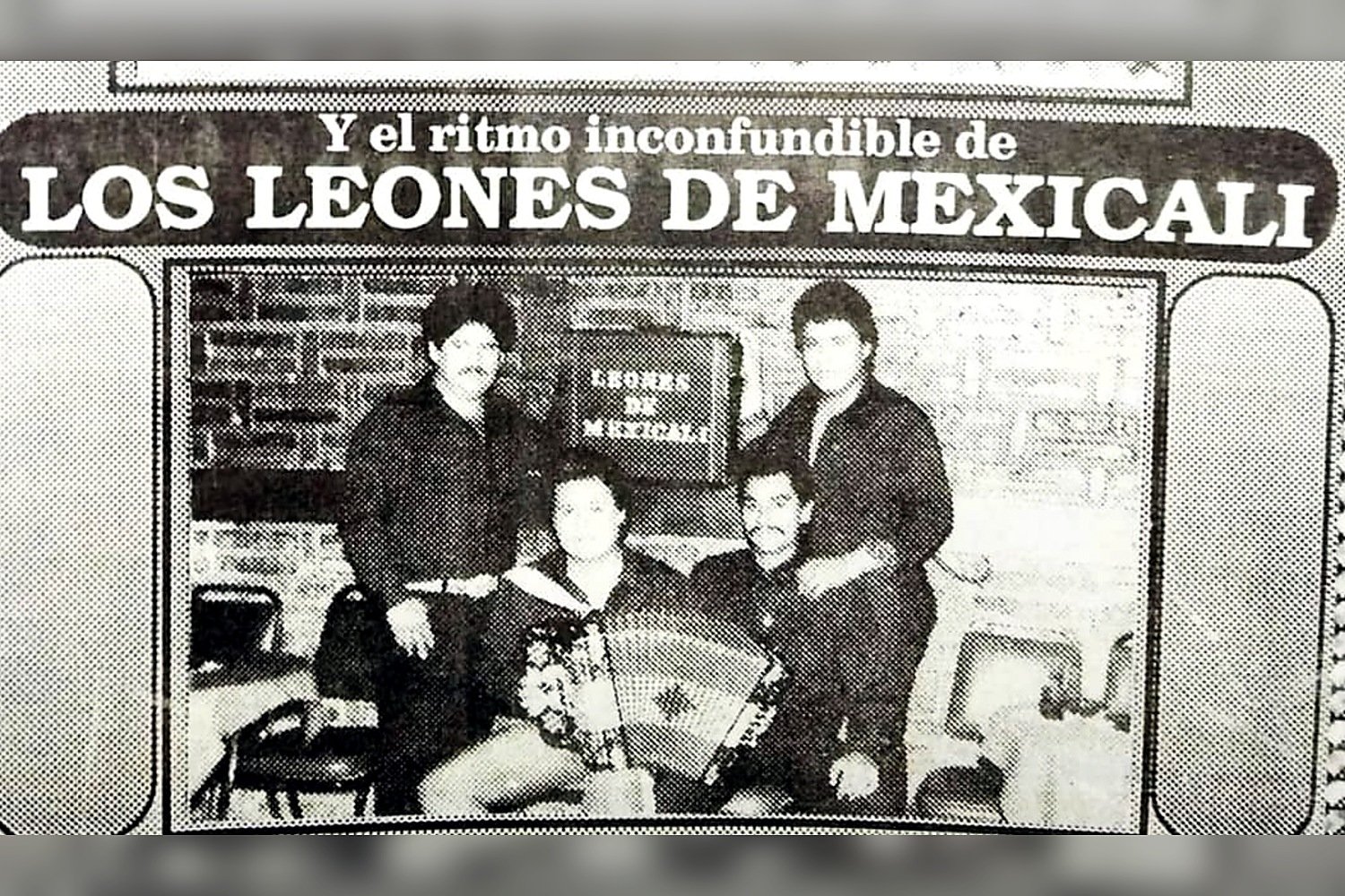 Recorte de prensa histórico de Los Leones de Mexicali