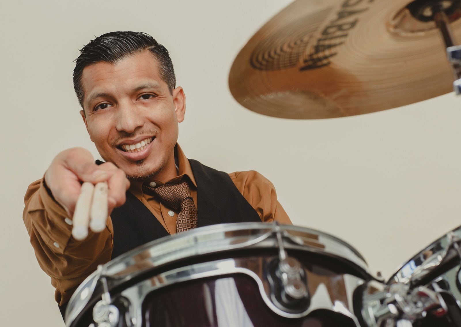 Eduardo Laguna, batería de Grupo Silverado